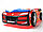 Кровать-машинка ТУРБО Красная 2 со встроенным матрасом и подъемным механизмом - КарлСон, фото 4