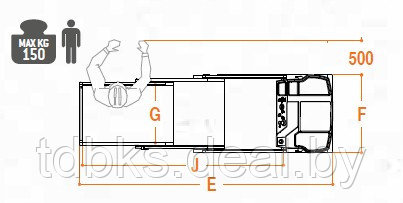 Подъемник телескопический BKS ELEVAH 65Е-MOVE - фото 10 - id-p7322076