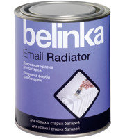 Belinka Email Radiator высококачественная белая эмаль для радиаторов и труб отопления 0,75л глянцевая