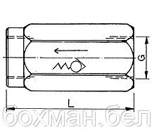 Обратный клапан для экструдера вторичной герметизации G3/8 - фото 4 - id-p7324617