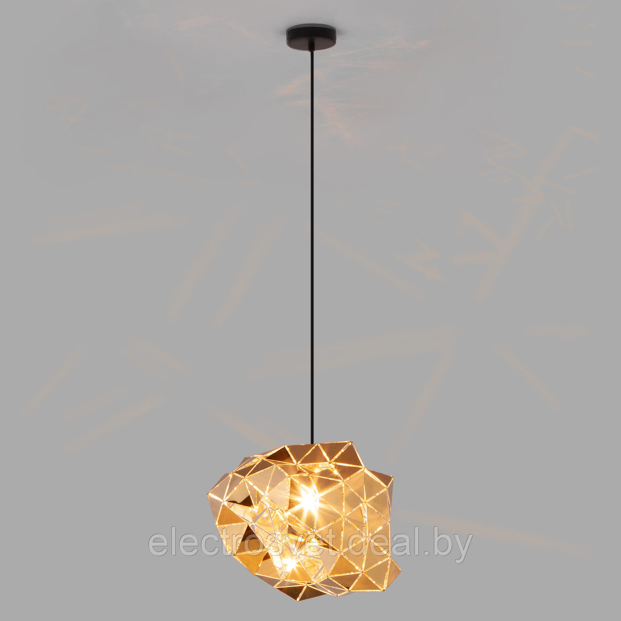 Подвесной светильник в стиле лофт 50168/1 золото Grand - фото 3 - id-p119008167