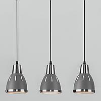 Подвесной светильник в стиле лофт 50173/3 серый Nort