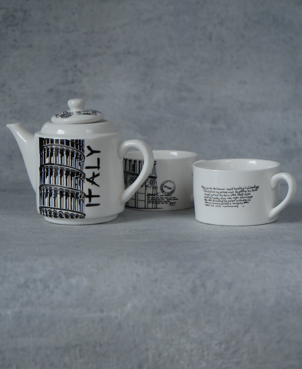Чайно-кофейный набор на 2 персоны Италия - фото 4 - id-p119014986