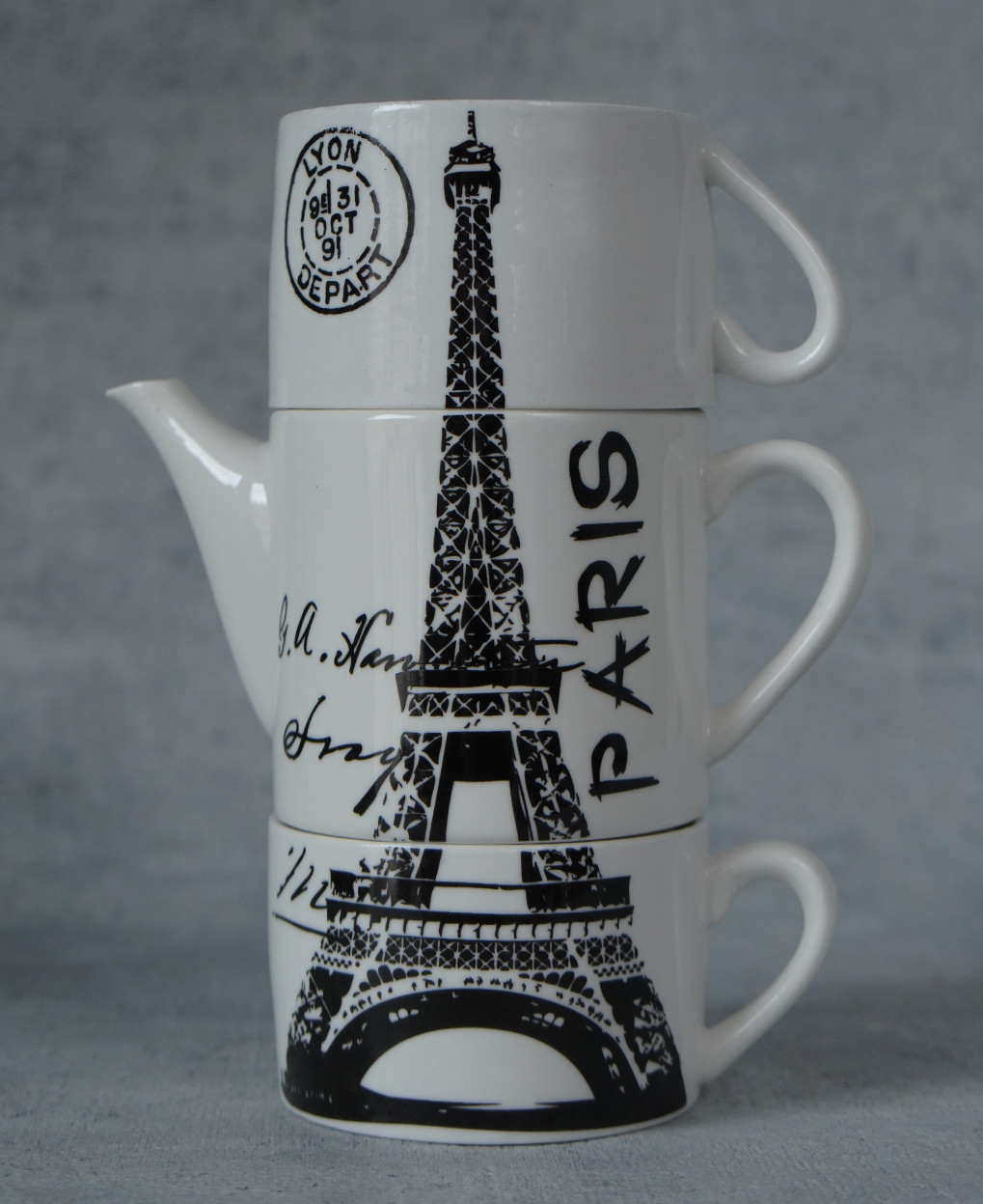 Чайно-кофейный набор на 2 персоны Париж