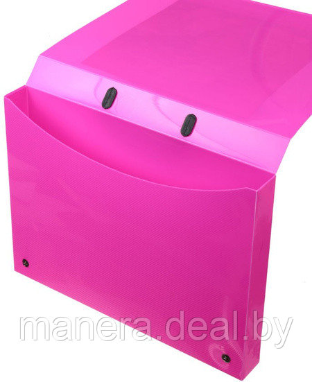 Портфель пластиковый «Подарок первокласснице», розовый (рисунок ассорти) - фото 5 - id-p119022722