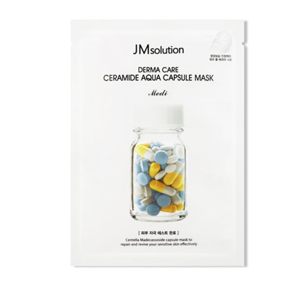 Целлюлозная маска с церамидами и центеллой JMsolution Derma Care Ceramide Aqua Capsule Mask