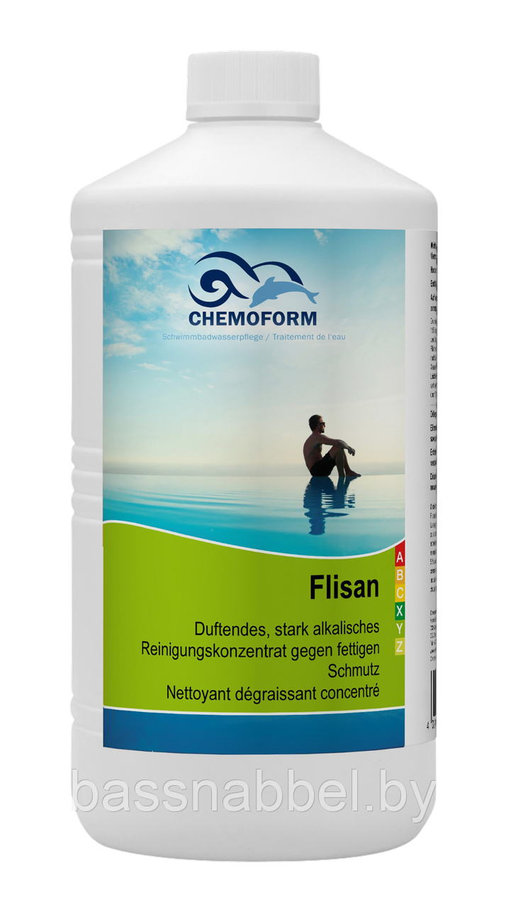 Химия для бассейна CHEMOFORM чистящее средство Флисан, 1 л, жидкий Германия