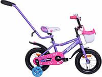 Детский велосипед Aist Wiki 12" фиолетовый c 2 до 4 лет, фото 1