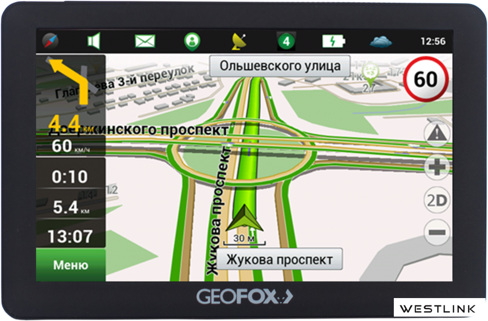 GPS-навигатор GEOFOX MID 502 GPS  8Gb