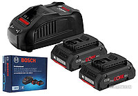 Аккумулятор 2шт с зарядным устройством Bosch 2xProCORE 1600A016GF (2АКБ 18В 4Ач ЗУ 18В) (оригинал)