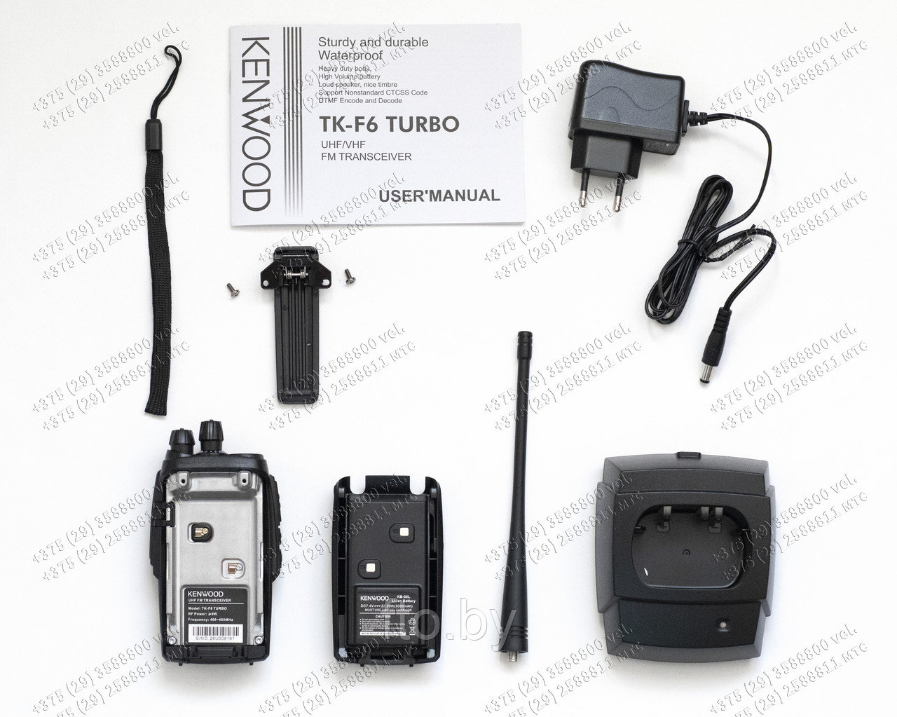 Рация Kenwood TK-F6 Turbo (9w) 3000mAh радиостанция портативная - фото 8 - id-p119032805