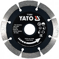 Круг алмазный 115x22.2x1.8мм (сегмент) "Yato" YT-59961