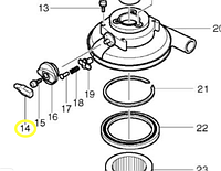 Ручка-регулятор (элемент) BO6040 (417373-8) MAKITA 417373-8