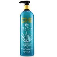 Шампунь с алоэ и нектаром агавы Aloe Vera with Agave Nectar Curls Defined Enhancing Shampoo 739 мл (CHI)