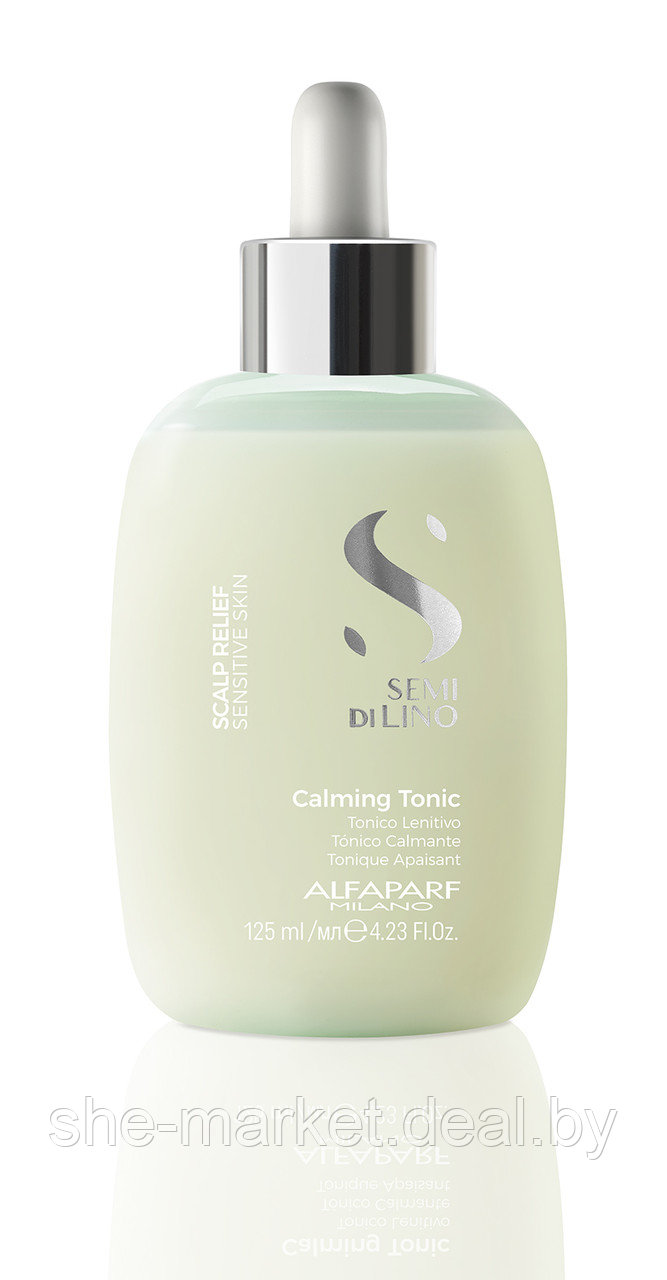 Тоник успокаивающий Semi Di Lino Scalp Refil Sensitive Skin Calming Tonic, 125мл (Alfaparf Milano) - фото 1 - id-p119037778