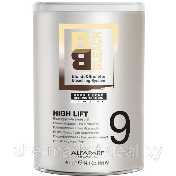 Порошок осветляющий BB Bleach High Lift 9, 400гр (Alfaparf Milano) - фото 1 - id-p119037684