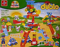 LX.A861 Конструктор DUBLO "Детская площадка", 103 детали, аналог LEGO DUPLO