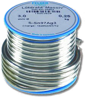 Припой для работы с фитингами Felder Cu-Rotin®3 S-Sn97Cu3, катушка 250 г (аналог Rothenberger тип 3) 14973020 Припой для работы с фитингами Felder Cu-Rotin®3 S-Sn97Cu3, катушка 250 г (аналог Rothenberger тип 3)