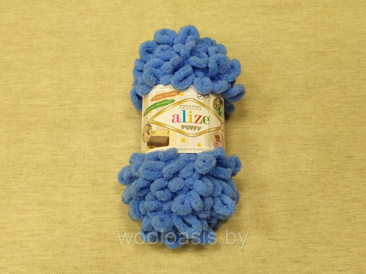 Пряжа Alize Puffy, Ализе Пуффи, турецкая, плюшевая, 100% микрополиэстер, для ручного вязания (Цвет 289) - фото 1 - id-p119042672
