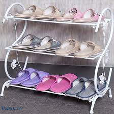 Полка для обуви домашней в прихожую ПО11 - фото 1 - id-p119043134