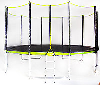 Батут Fitness Trampoline GREEN 12 FT Extreme