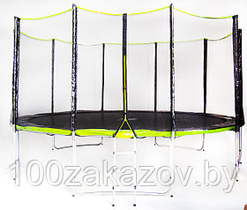 Батут Fitness Trampoline GREEN 12 FT Extreme