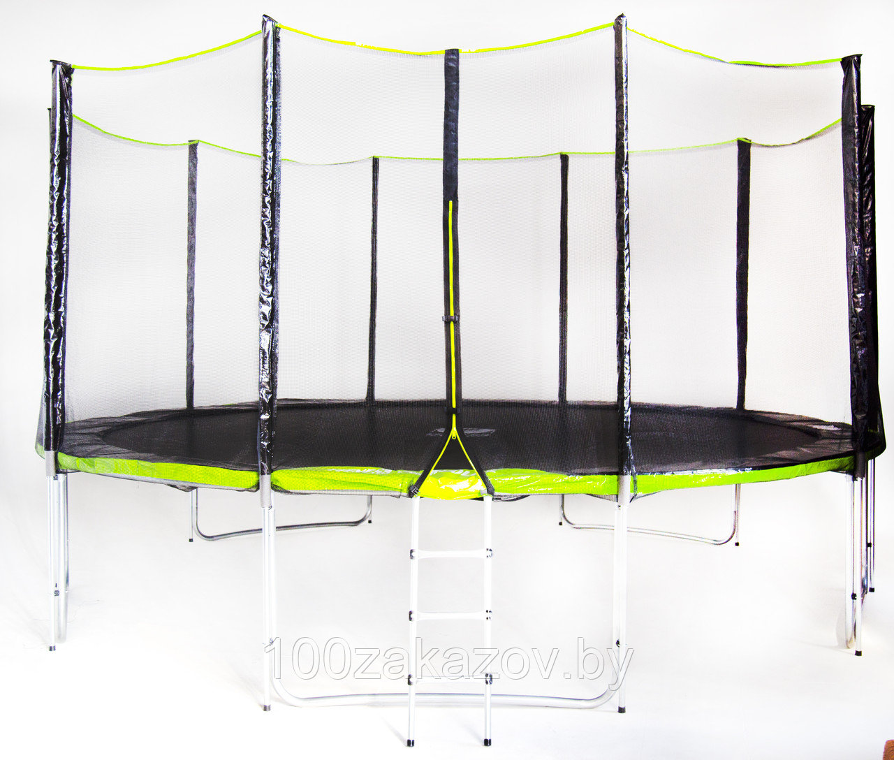 Батут Fitness Trampoline GREEN 12 FT Extreme - фото 1 - id-p119050693