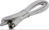 Антенный кабель, Smartbuy разъемы M-M, угловой разъем 1,8 m (K-TV111)