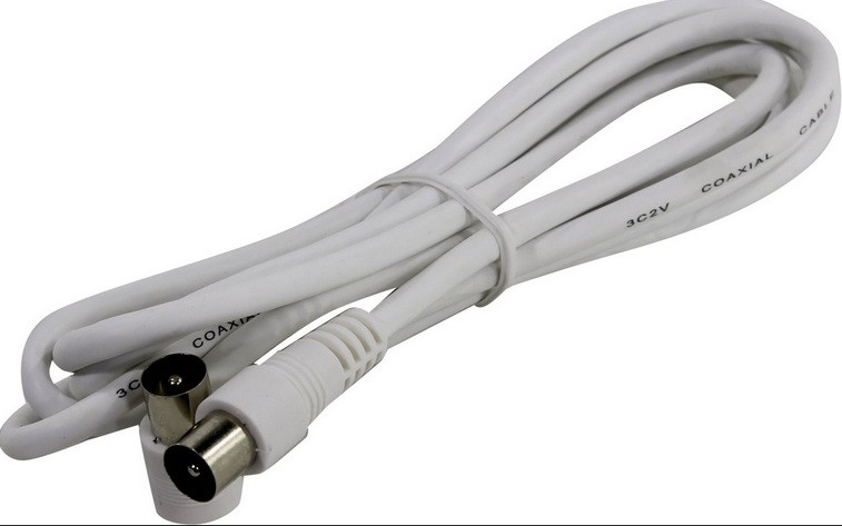 Антенный кабель, Smartbuy разъемы M-M, угловой разъем 1,8 m (K-TV111) - фото 1 - id-p119052455
