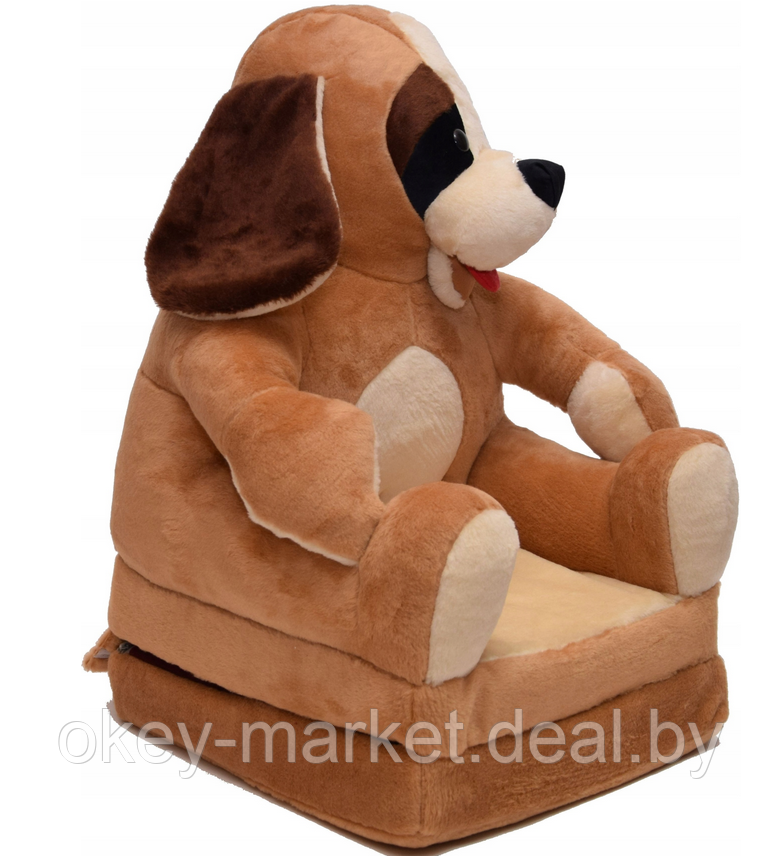 Детское мягкое кресло-кровать, игрушка для детей Собачка - фото 5 - id-p115269724