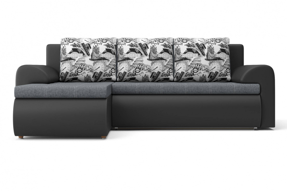 Угловой диван Цезарь (левый) серый - фото 6 - id-p119054640
