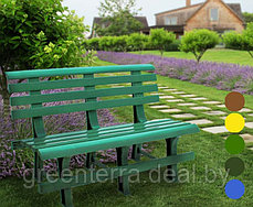 Скамья садовая со спинкой, скамейка для дачи [120-0038 №2], фото 2