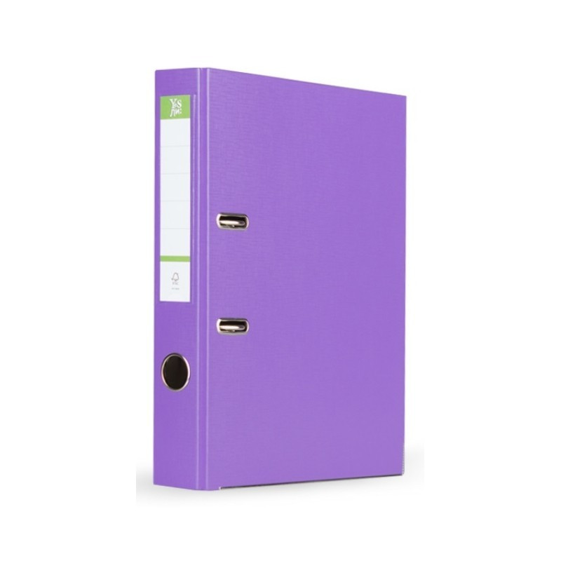 Папка-регистратор 50мм фиолетовый А4 ПВХ Эко - фото 1 - id-p119058206