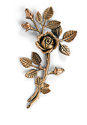 Ветка розы 31×19 см в наличии Real Votiva Италия