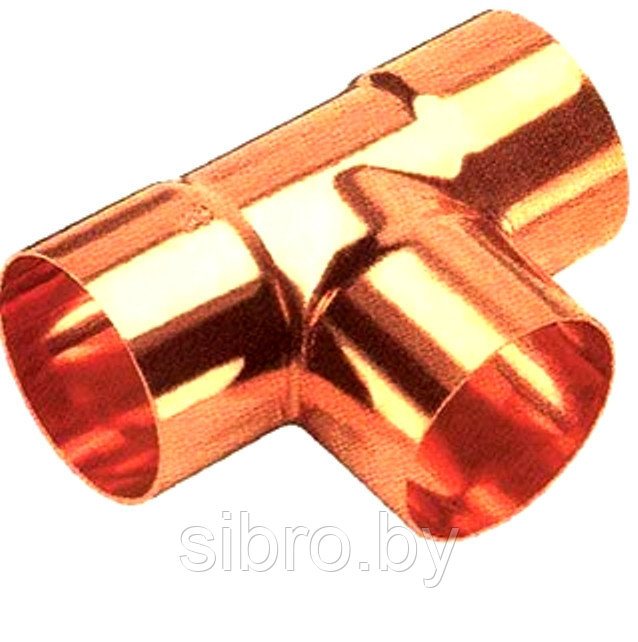 Тройник медный 1.1/8" (28,57 мм)