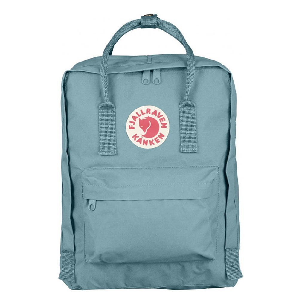 Рюкзак Fjallraven Kanken Classic (Sky Blue) Голубой/ Небесный 16L + значок в подарок