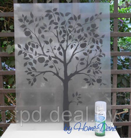 Краска с эффектом замерзшего стекла Specialty Frosted Glass Spray, Матовое стекло - фото 6 - id-p3421828