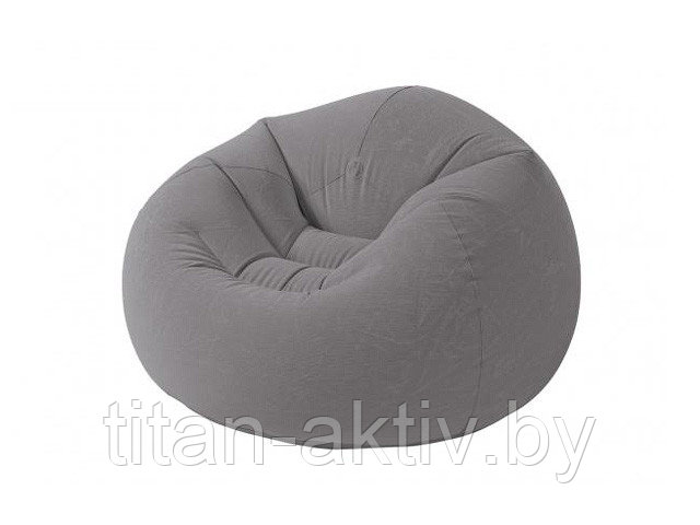 Надувное кресло-мешок Beanless Bag (Бенлесс Бэг), 107х104х69 см, INTEX - фото 1 - id-p119073517