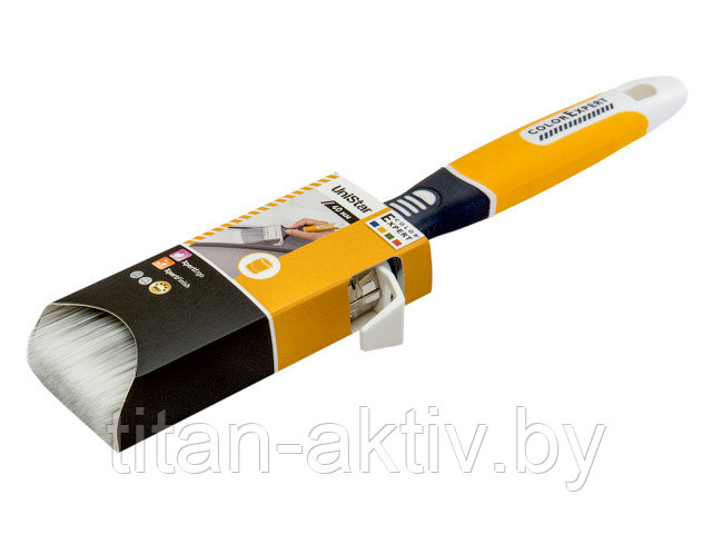 Кисть плоская 1,5""-40мм синтет. щетина (лаки) COLOR EXPERT (для всех видов лака)