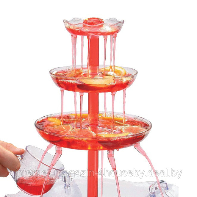 Фонтан для напитков с чашками Party Fountain