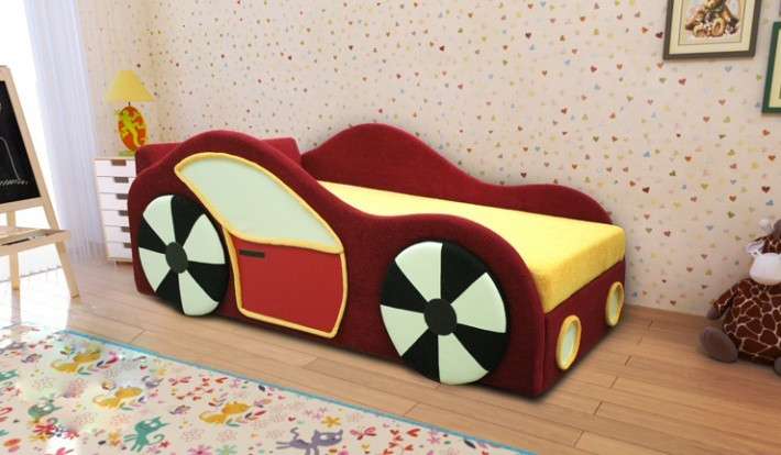 Детский диван-кровать Машинка - левый - фото 8 - id-p4063792