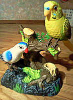 2 игрушечных попугая поют по очереди арт.815