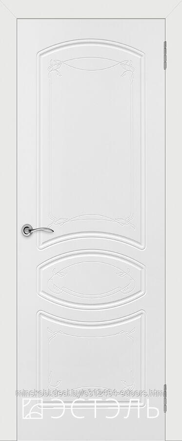 Дверь межкомнатная Версаль эст. ДГ 800*2000 Белая эмаль