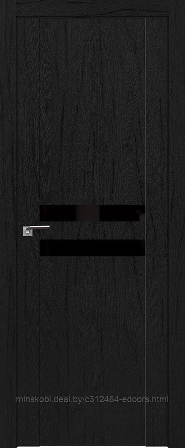 Дверь межкомнатная 2.03XN черный лак 800*2000 Даркбраун
