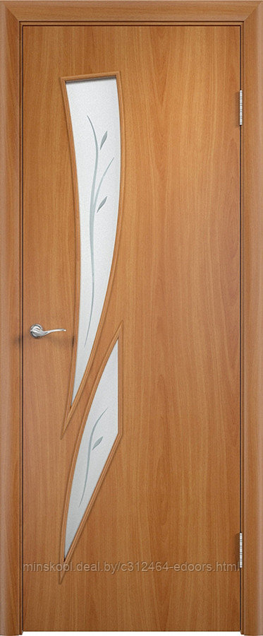 Дверь межкомнатная С2 ДО (ф)(Ю) 800*2000 Миланский орех