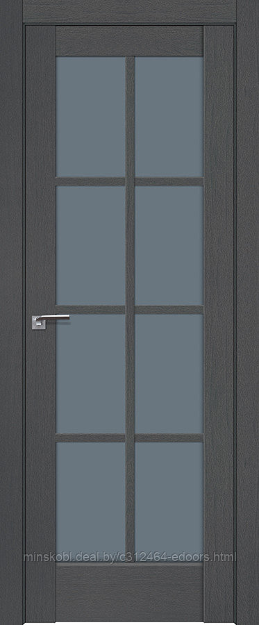 Дверь межкомнатная Profildoors 101XN графит 800*2000 Грувд