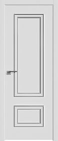 Дверь межкомнатная 58E 800*2000 Аляска кромка ABS в цвет Багет внеш. серебро глянец Eclipse 190