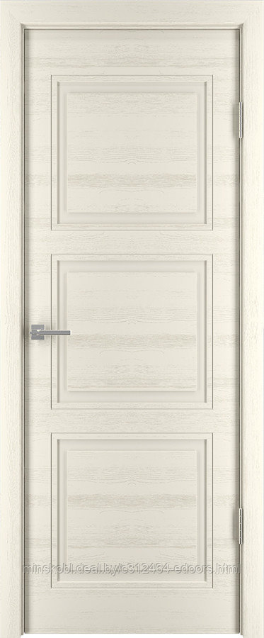Дверь межкомнатная Норд-3 ДГ 800*2000 Эмаль перламутр
