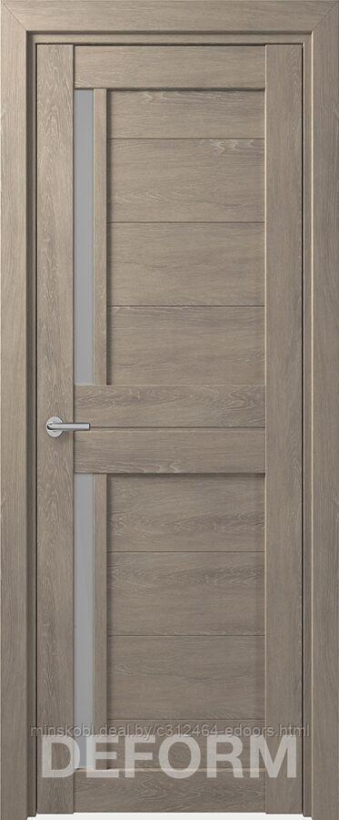Дверь межкомнатная D17 DEFORM ДО матовое 800*2000 Дуб шале седой