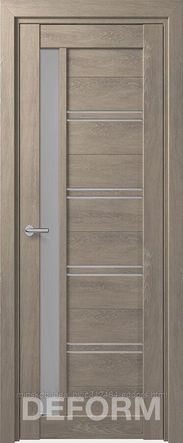 Дверь межкомнатная D19 DEFORM ДО матовое 800*2000 Дуб шале седой